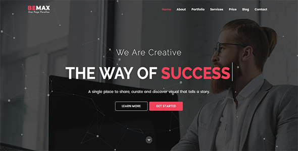 Bemax - One Page Parallax by UI-ThemeZ