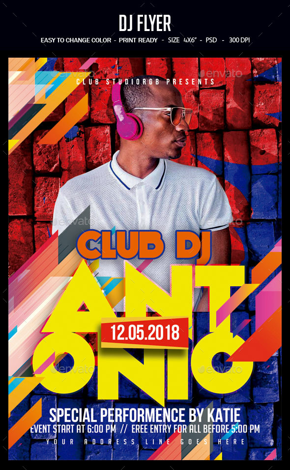 Dj Flyer - Clubs & Parties Events
