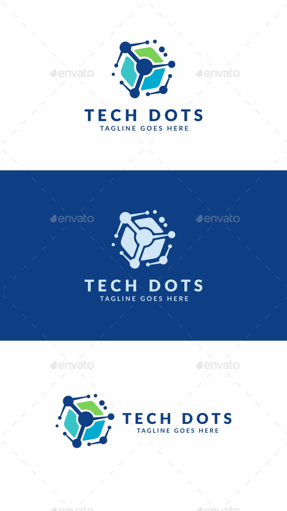 Tech Dots - Abstract Logo Templates