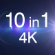 10 Sparkle Light 4K Pack - VideoHive Item for Sale