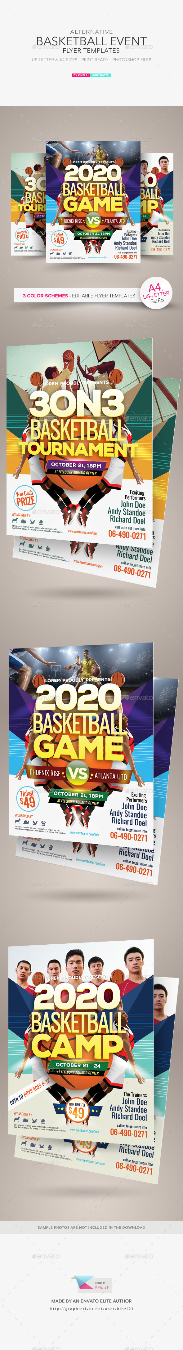 Basketball Event Flyer Templates - Sports Events