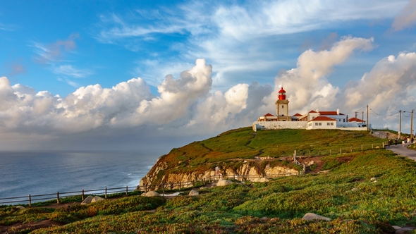 Cabo Da Roca Lighthouse , the End of Europe