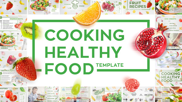 Cooking Healthy Food - VideoHive 16392312