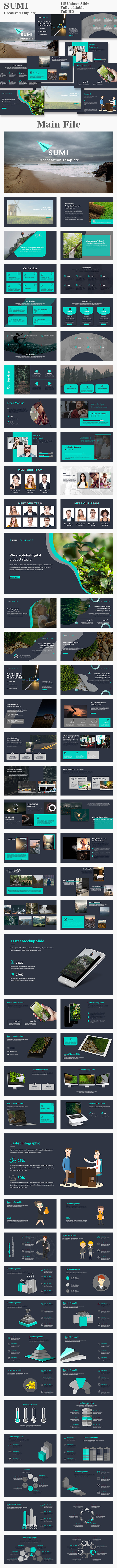 Sumi Creative PowerPoint Template - Creative PowerPoint Templates