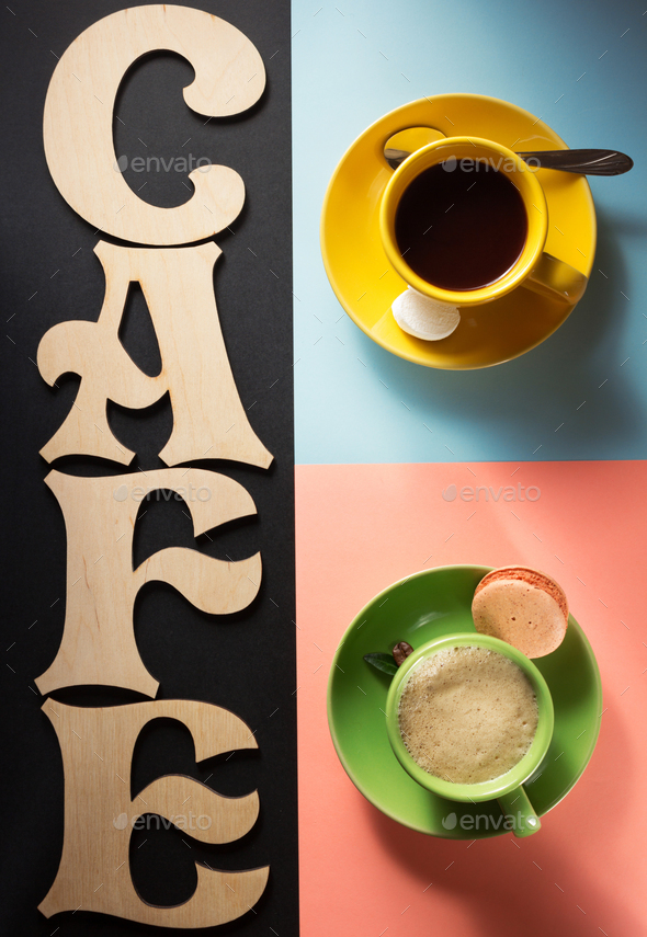 cup of coffee and cacao Stock Photo by seregam | PhotoDune