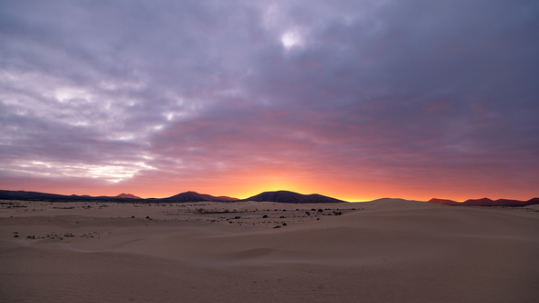 Colorful Desert Sunset