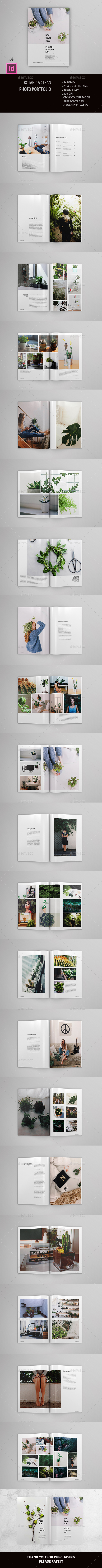 Botanica Photo Portfolio - Photo Albums Print Templates