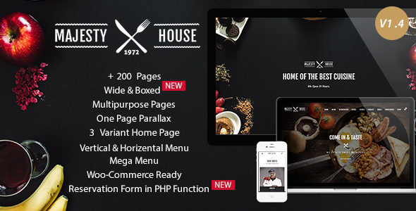 Html Restaurant Website Templates From Themeforest