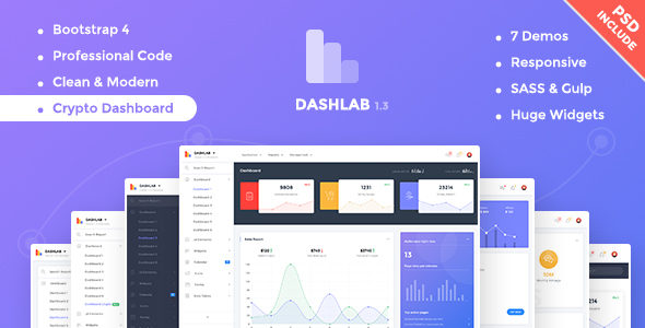 DashLab - Bootstrap 4 Responsive Admin Template