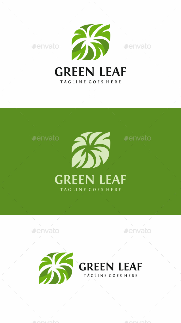 Green Leaf - Nature Logo Templates