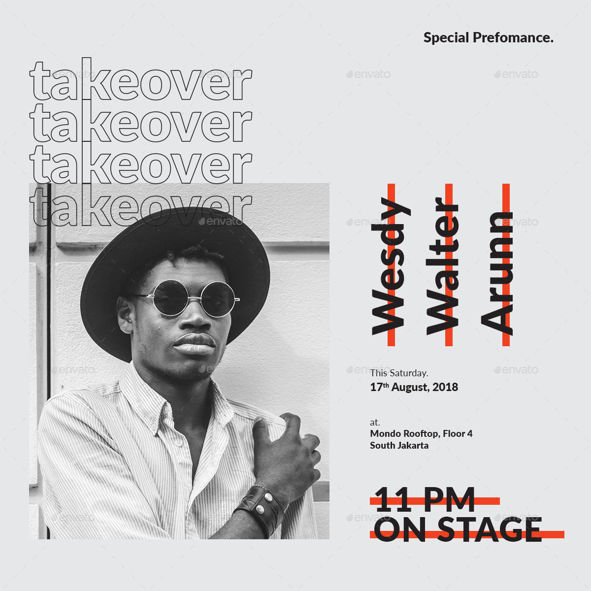 Minimalist Music Event Social Media (Animated)