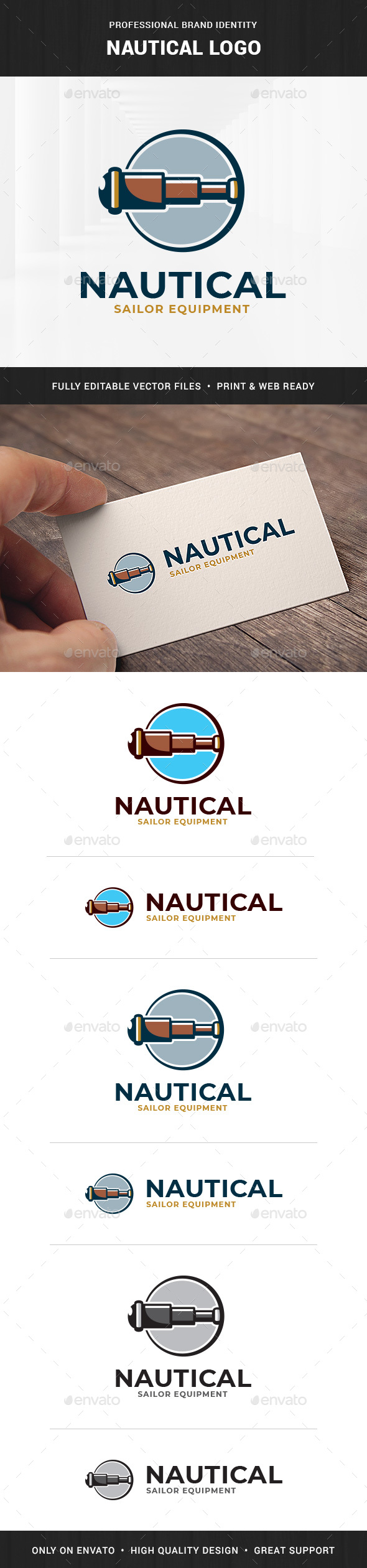 Nautical Logo Template - Objects Logo Templates