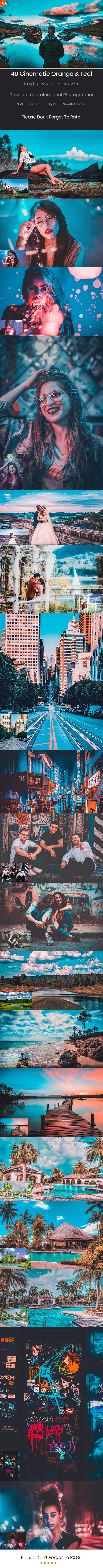 40 Cinematic Orange & Teal Look Lightroom Preset V4 - Cinematic Lightroom Presets
