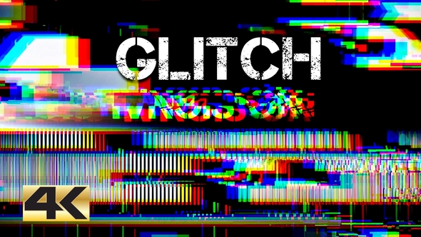 Glitch Twitch RGB Distortions 4K
