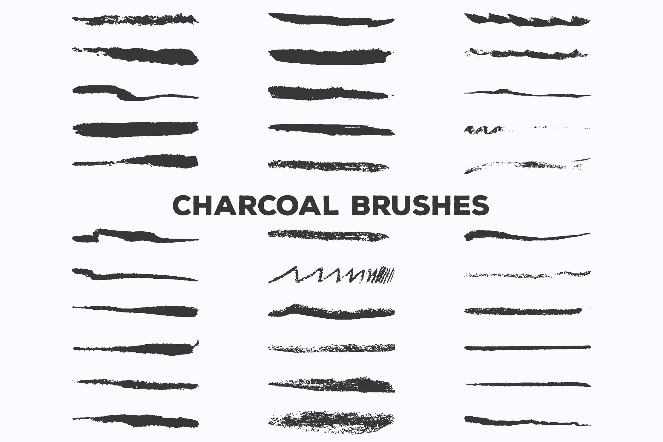 Pencil Charcoal Illustrator Brushes 157 Items By Est1987co