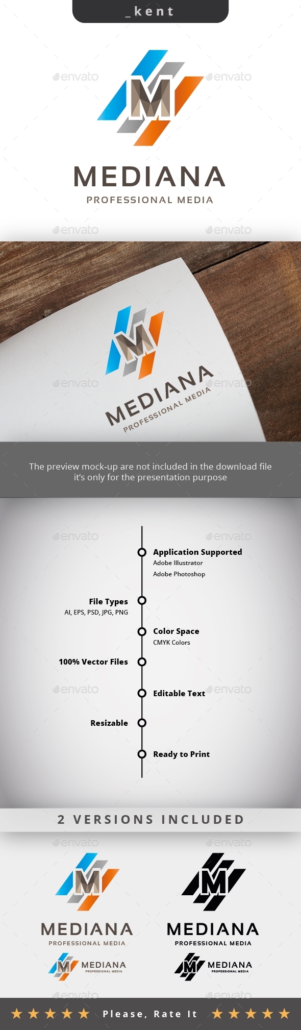 Media - Letter M Logo - Letters Logo Templates