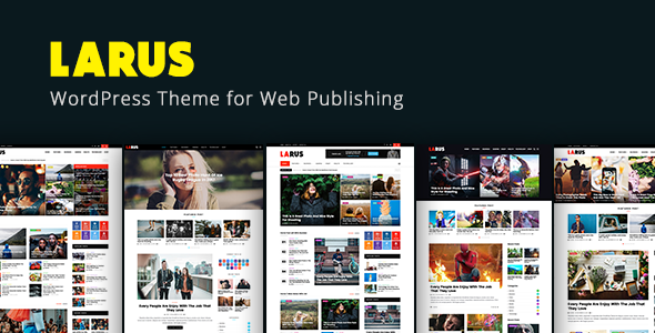 Larus - WordPress - ThemeForest 20926017