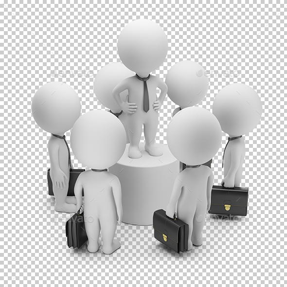 3D Small People - Speech - Characters 3D Renders