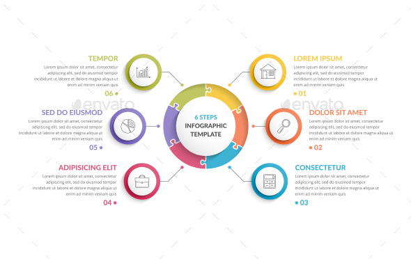 Puzzle Infographics - Infographics