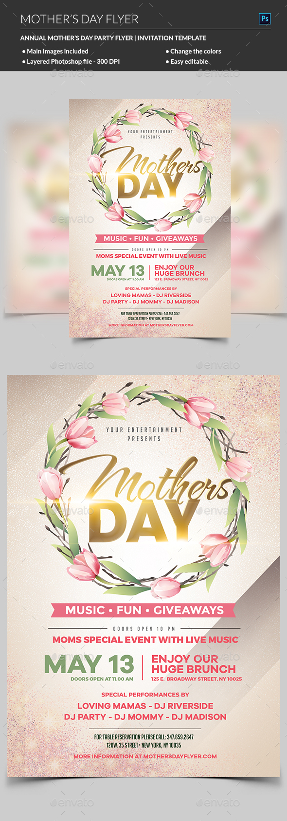 Mothers Day Flyer - Events Flyers