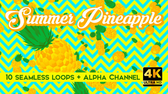Summer Pineapple Vj Loops Pack