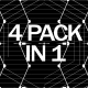 Black And White Line VJ Pack - VideoHive Item for Sale