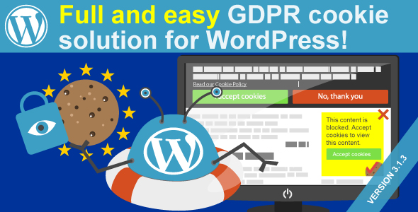 WeePie Cookie Allow - Complete GDPR Cookie Consent Solution for WordPress - CodeCanyon Item for Sale