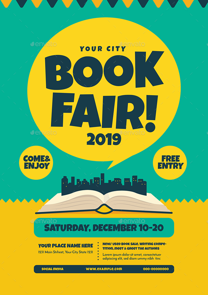 Book Fair Event Flyer