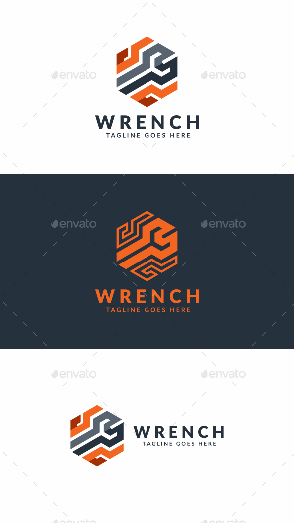 Wrench Motors - Objects Logo Templates