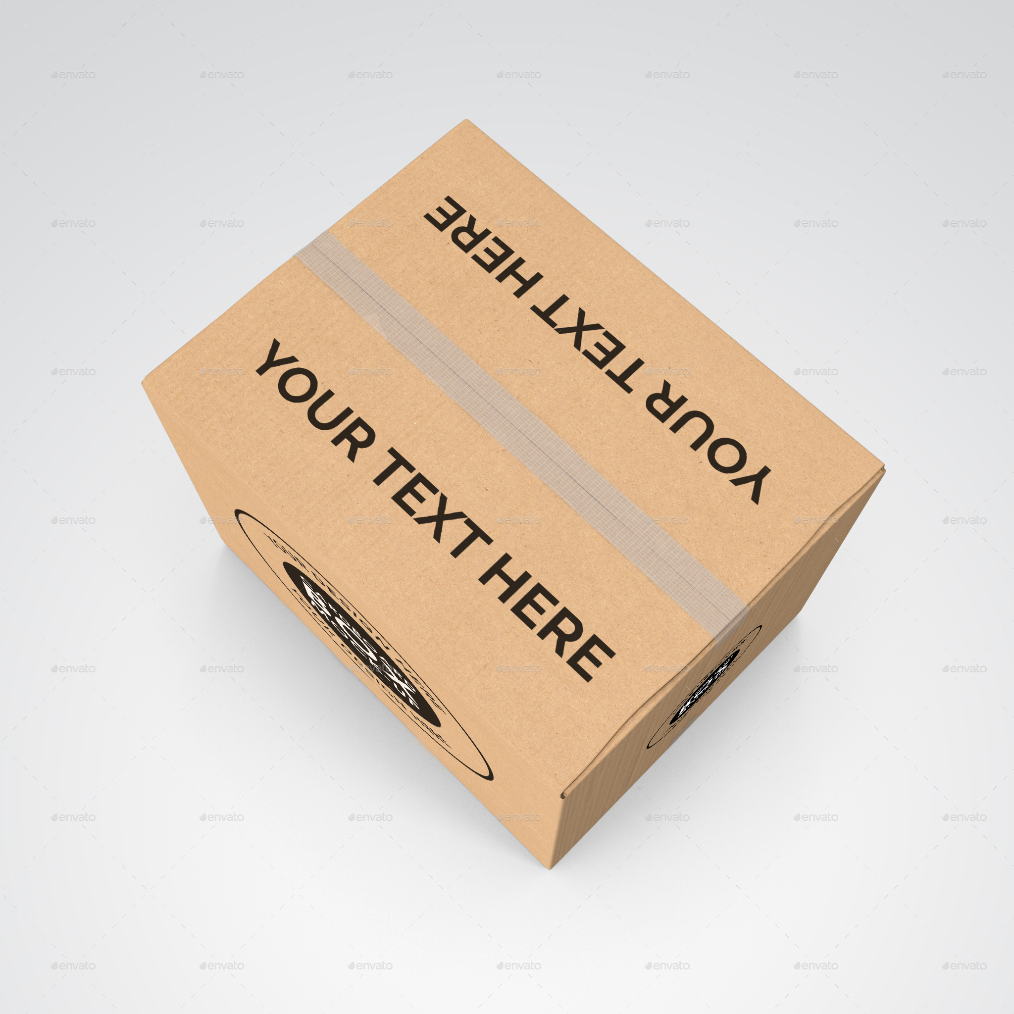 Download Cardboard Box / Carton Mock-up. by nashetyakoub | GraphicRiver