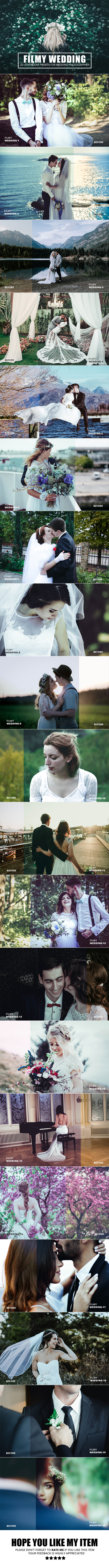 Filmy Wedding Lightroom Presets - Lightroom Presets Add-ons