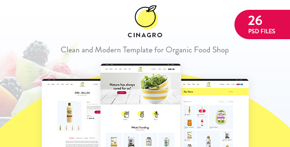 Cinagro - Organic - ThemeForest 21382490