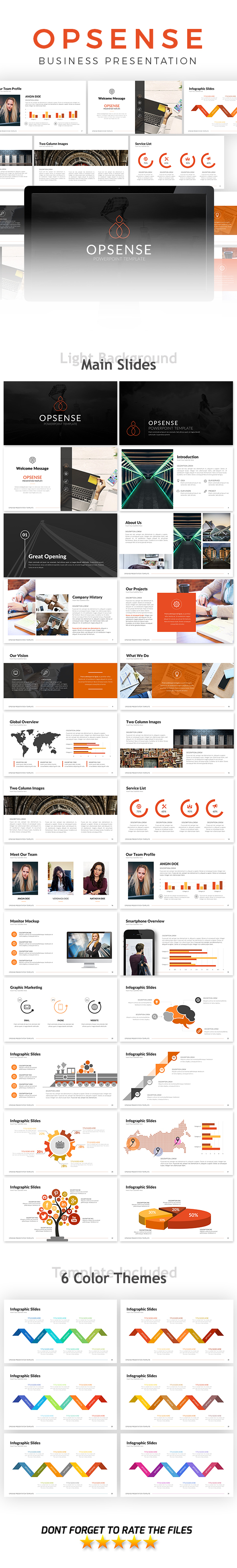 Opsense Powerpoint Template - Creative PowerPoint Templates