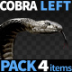 Cobra Left View Pack 4 - VideoHive Item for Sale