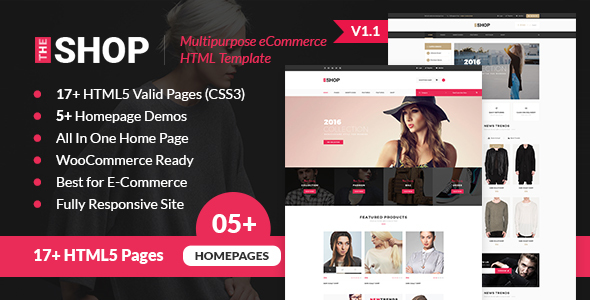 Fine The Shop | Multipurpose e-commerce HTML Template
