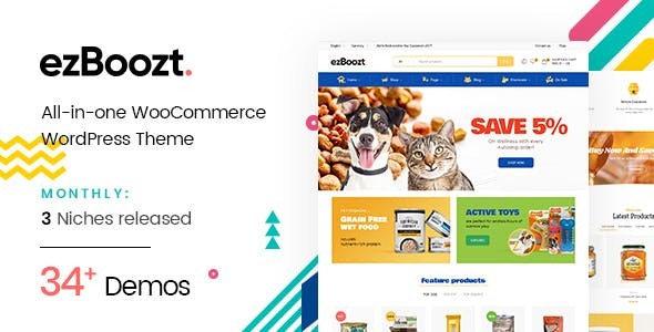 ezBoozt – All-in-one WooCommerce WordPress Theme - WooCommerce eCommerce