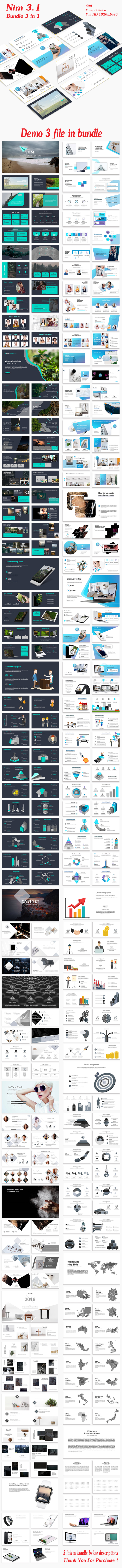 Nim 3.1 Bundle 3 in 1 PowerPoint Template - Creative PowerPoint Templates