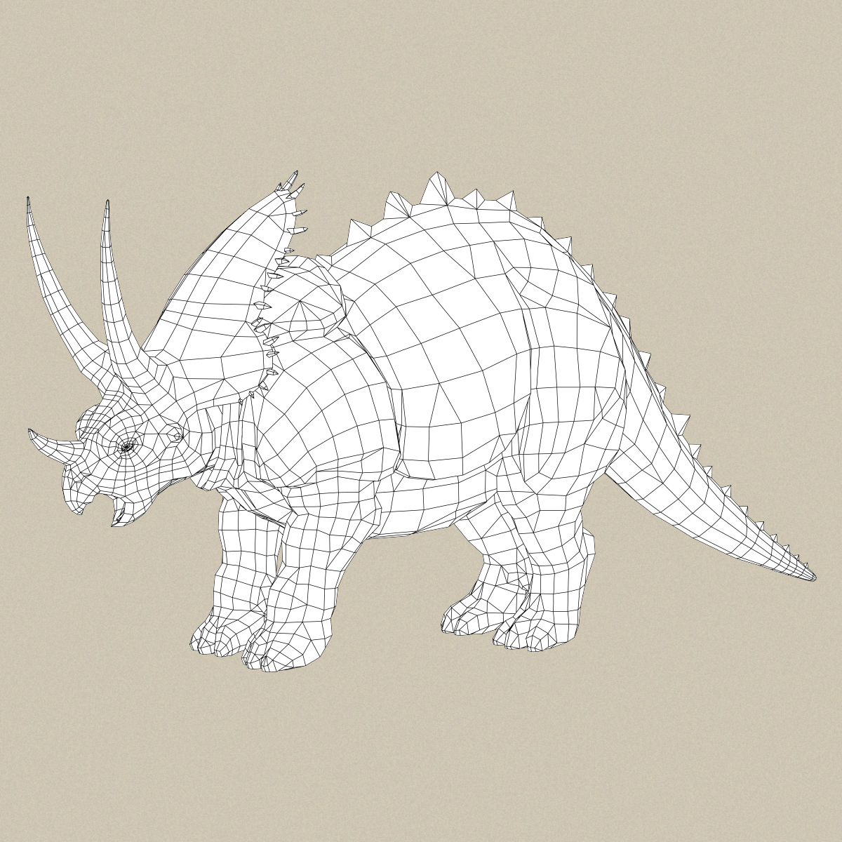 Game Ready Dinosaur Triceratops