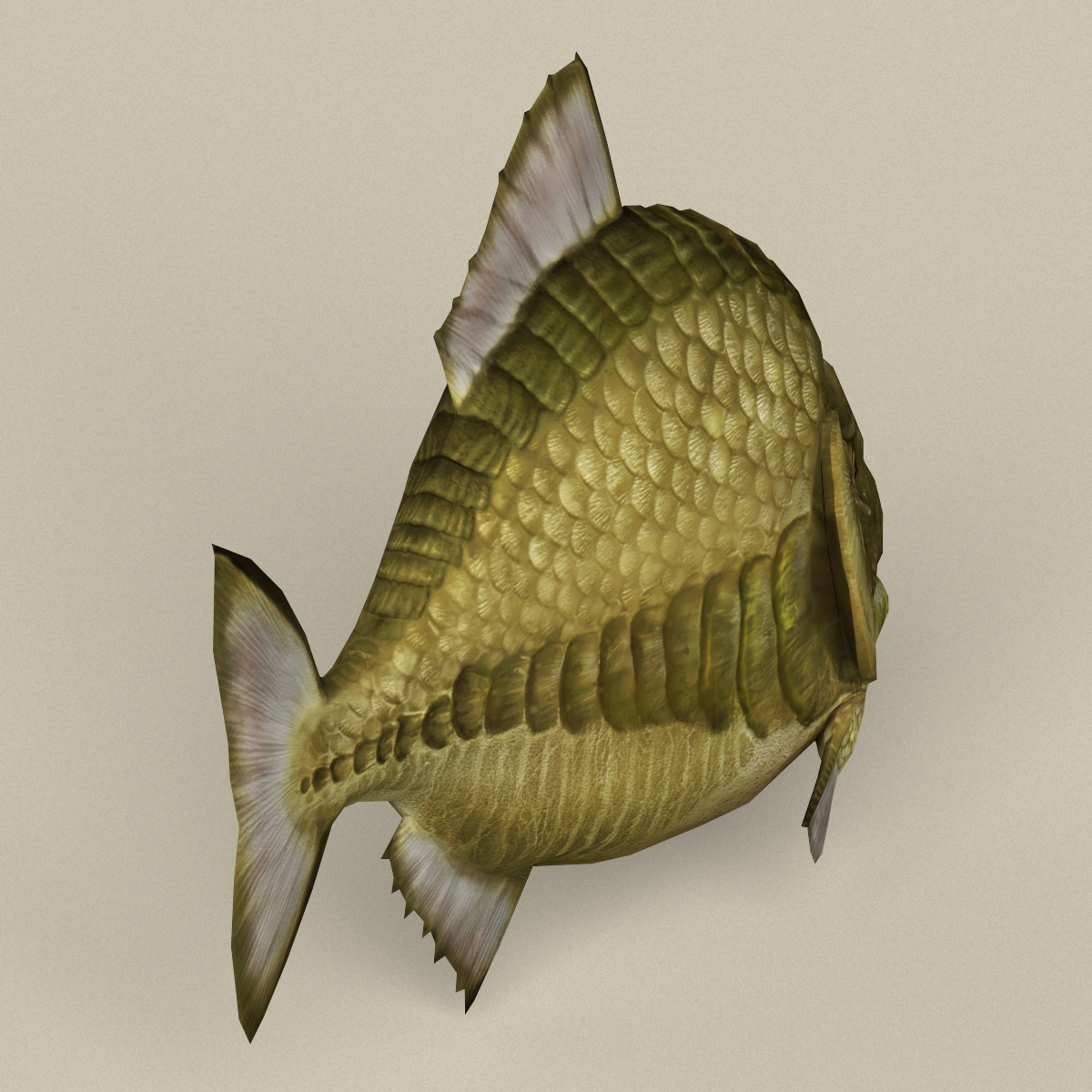 Game Ready Monster Fish by plantworld3d