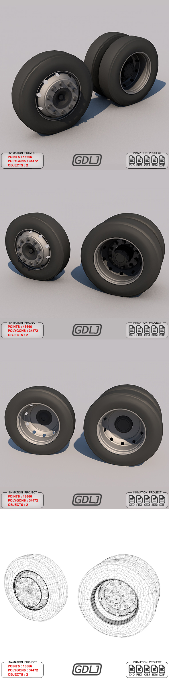 wheels tire - 3Docean 21806676