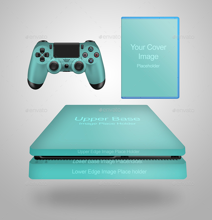 Download PS4 Console Mock-Up by shamcanggih | GraphicRiver