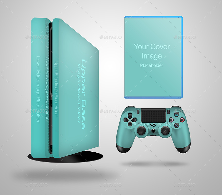 Download PS4 Console Mock-Up by shamcanggih | GraphicRiver