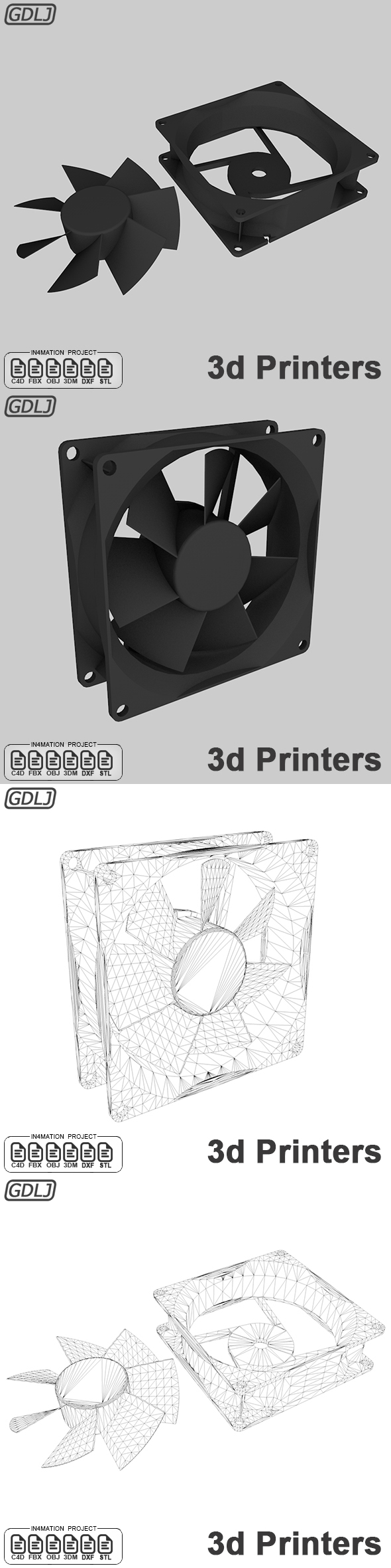 Fan PC with - 3Docean 21810301