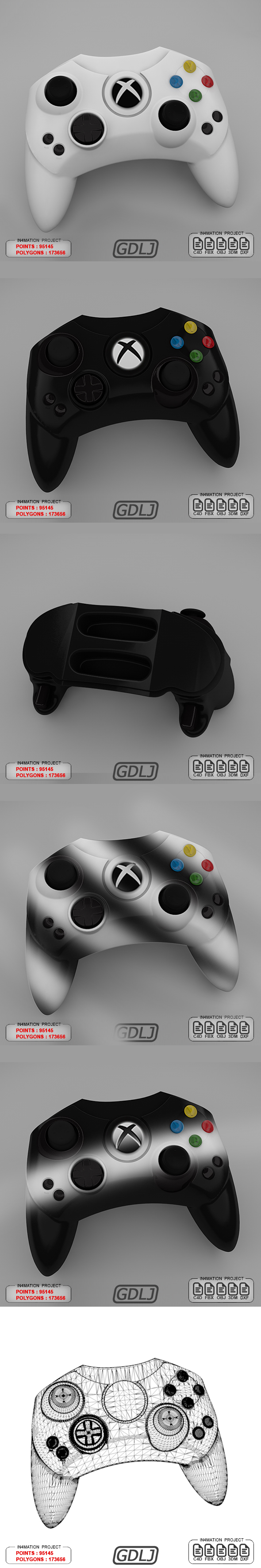 Xbox S Controller - 3Docean 21810994
