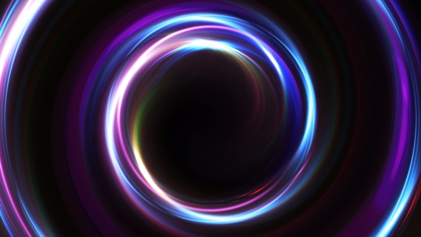 Abstract Seamless Loop Neon Background Luminous Swirling Glowing Spiral Cover alt