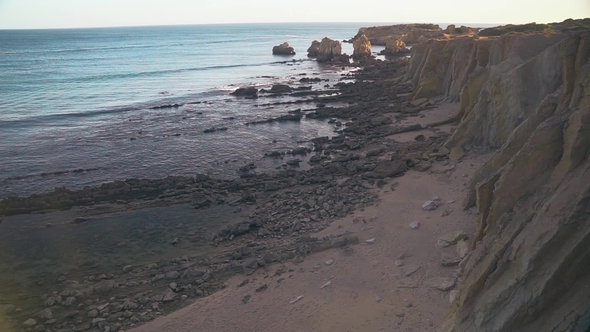 Algarve Coast Near Albufeira, Portugal