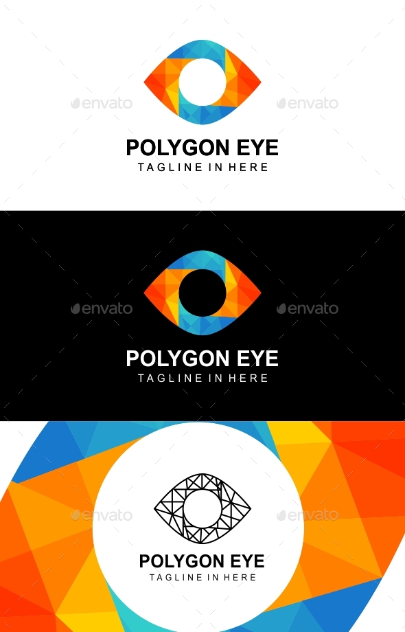 Polygon Eye - Objects Logo Templates