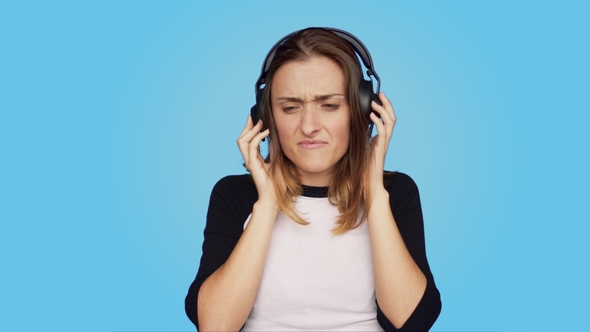 Pretty Young Woman Does Not Like Music Playlist