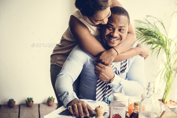 Black spouse having precious time together Stock Photo by Rawpixel