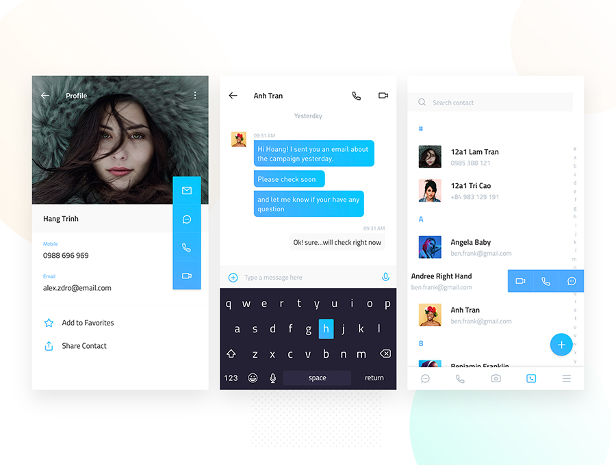 Monster Chat App Ui Kit For Sketch By Hoangng Themeforest